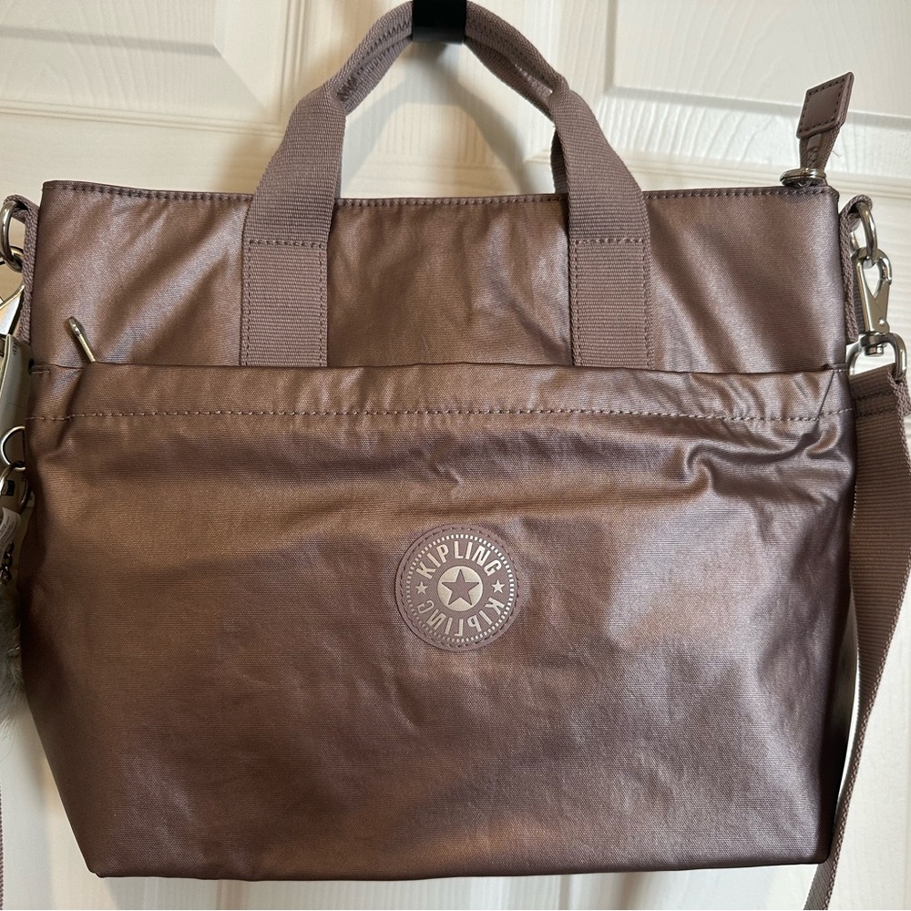 Kipling Metallic Brown Woman’s Bag